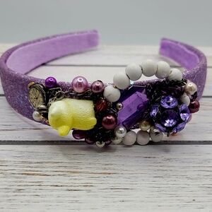 Purple Embellished Headband